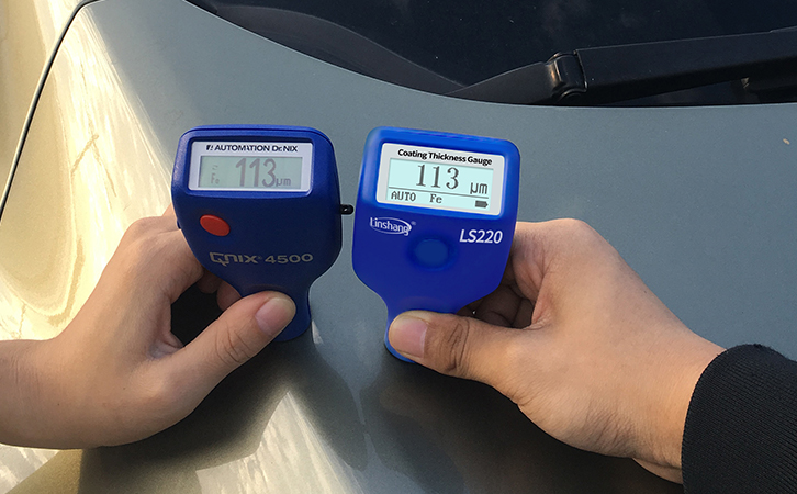 涂層測厚儀測試數(shù)據(jù)對比