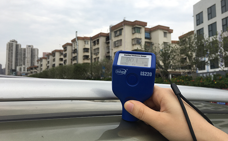 漆膜測(cè)厚儀測(cè)車頂